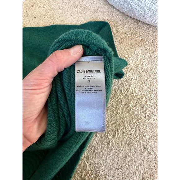 Zadig & Voltaire Rosy RC in Buisson Sweater Size S NwT - Picture 9 of 12